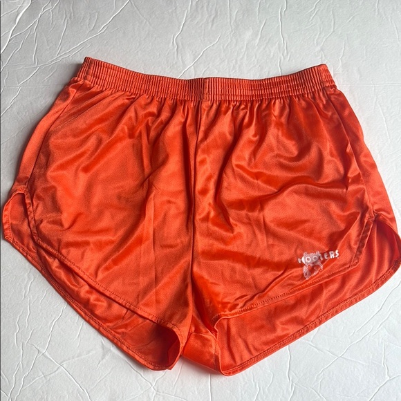 Vintage Y2K Hooters Orange Athletic Shorts for Halloween Costume - Picture 1 of 8